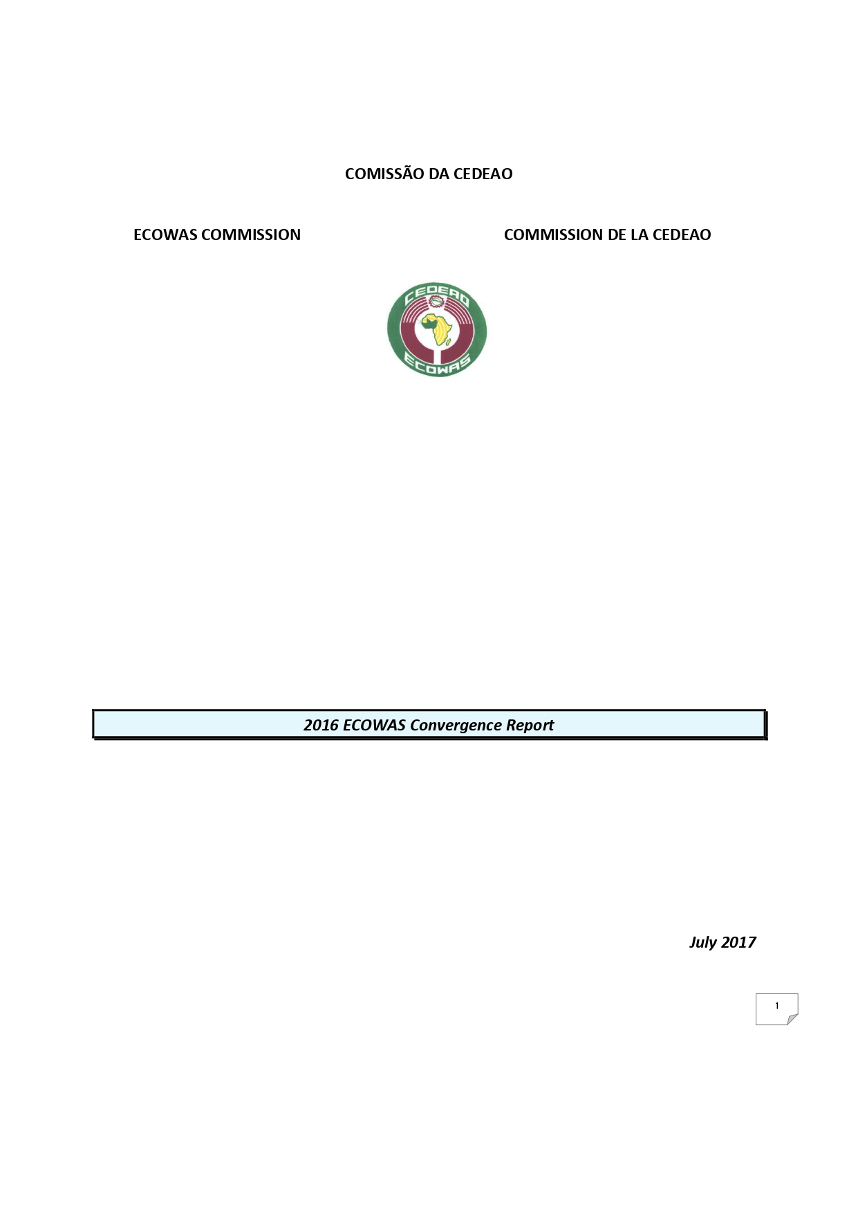 Lire la suite à propos de l’article Rapport de convergence macroéconomique de la CEDEAO