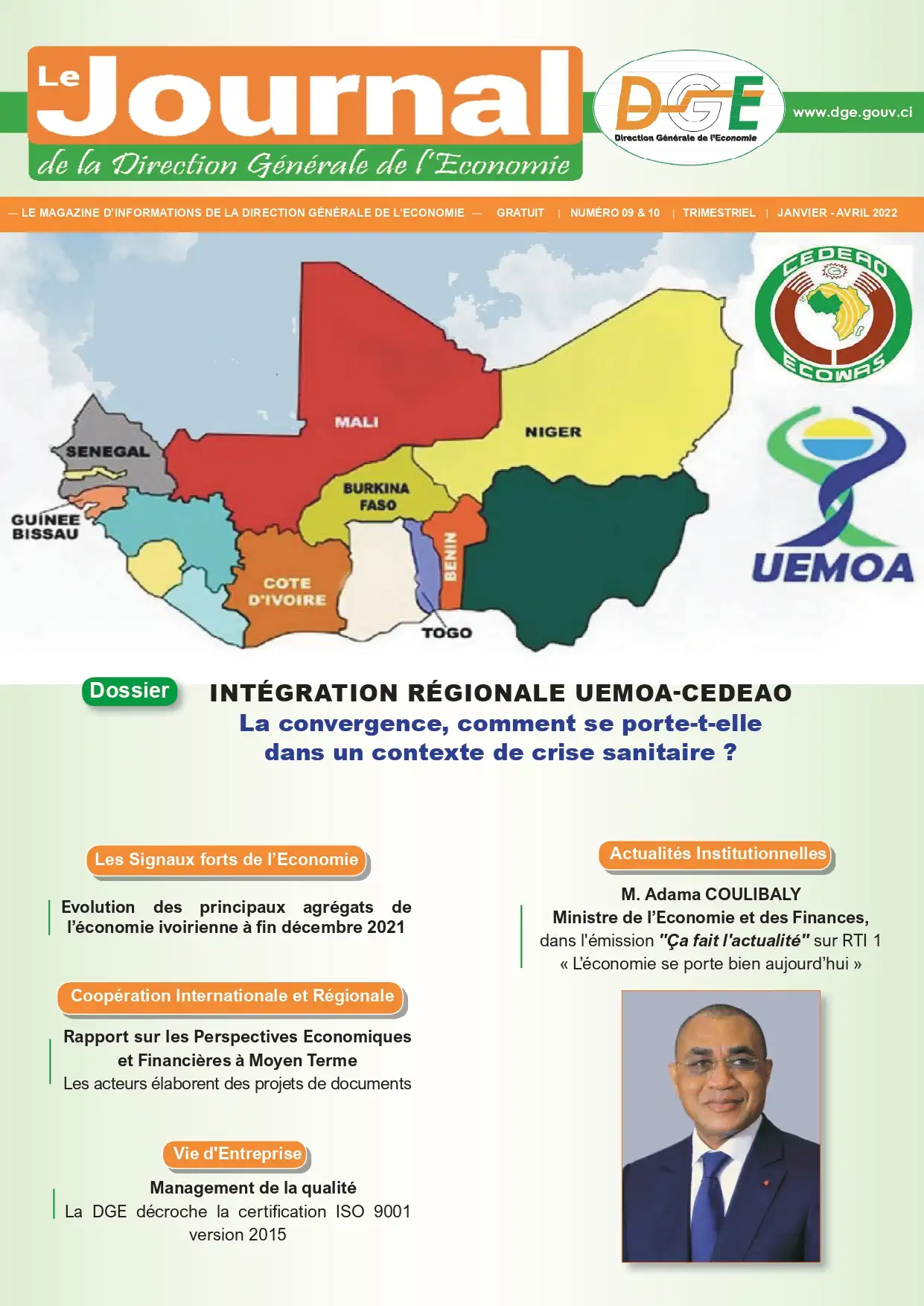 Lire la suite à propos de l’article Intégration régionale UEMOA-CEDEAO